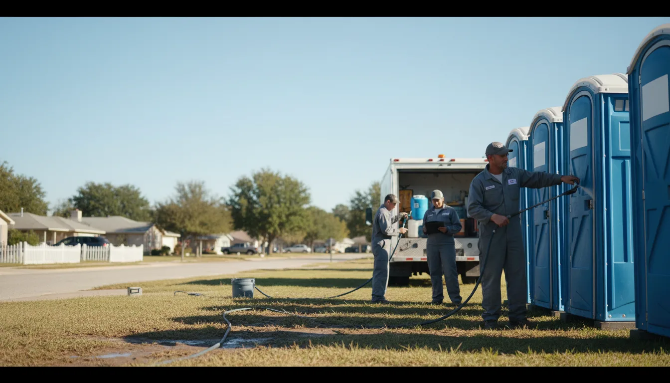Long-Term Portable Toilet Rental in Grady, AR near me
